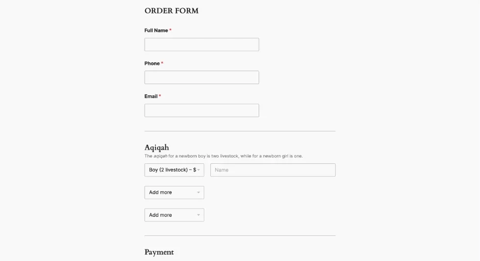Charity platform replacing WhatsApp and Excel order consolidation with automated submission management